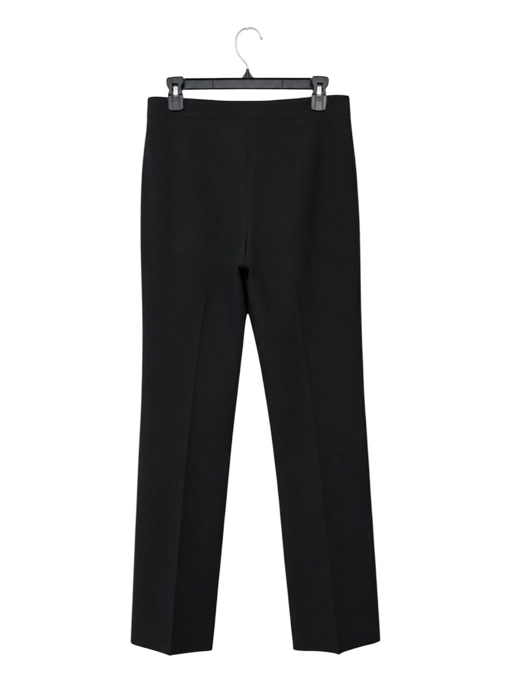 CELINE Wool Blend Straight Leg Tailored Trousers Black EU 40 - Picture 3 of 7